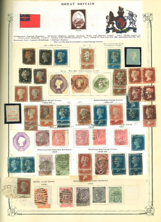 Stamp of Large Lots and Collections All World, 1840-1930, in 12 big Yvert albums