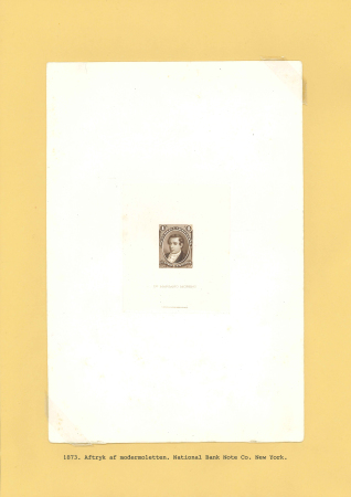 Stamp of Argentina "Printed in the USA 1867-1887" exhibition collection