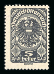 Stamp of Austria » Collections and Lots  1850-1938, Sammlung in Spitzenqualität