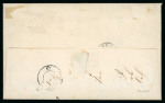 Stamp of Switzerland / Schweiz » Sitzende Helvetia Ungezähnt » Münchner Druck, 3. Auflage 1854, 15 Rp. rot, 3. Münchner Druckperiode, auf Brief von Wildhaus nach Zürich