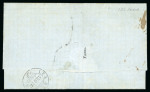 Stamp of Switzerland / Schweiz » Sitzende Helvetia Gezaehnt » Briefmarken 1867-1878 1871, während des Deutsch-Französischen Krieges, 2 seltene Briefe