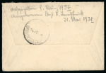 Stamp of Antigua & Barbuda Antigua 1937 cover to Solomon Is, redirected to Austria