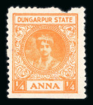 Stamp of Indian States » Dungarpur 1939 Dungarpur Portrait Issues collection assembled