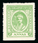 Stamp of Indian States » Dungarpur 1939 Dungarpur Portrait Issues collection assembled