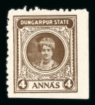 Stamp of Indian States » Dungarpur 1939 Dungarpur Portrait Issues collection assembled