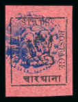 Stamp of Indian States » Duttia 1897-1920 Duttia collection on three pages. 1897-98