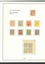 Stamp of Indian States » Bussahir 1895-1901 Bussahir collection with stamps with overprints