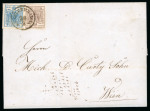 Stamp of Romania » Austrian Levant Post Offices 1856 Crimean War, Austrian occupation in Wallachia (Craiova), Krajova FPO cover to Vienna