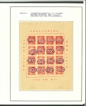 Stamp of Indian States » Nandgaon 1893 Nandgaon a collection of sheets of the second