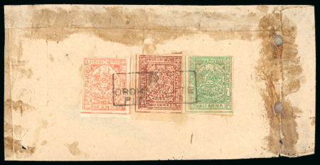 Stamp of Indian States » Orchha 1914-35 Orchha state combination franking on local
