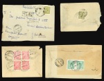 Stamp of Indian States » Barwani 28.06.1932 Barwani local cover franked with 1a rose-carmine
