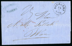 Stamp of Romania » Austrian Levant Post Offices 1862 Austrian Consular Post in Romania (Wallachia, Levant),  'BUCAREST / Früh' cds on cover