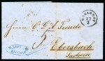 Stamp of Romania » Austrian Levant Post Offices 1858-1863  6 letters sent from Bucharest to France; Italy; Turkey; Austria; Germany, Serbia