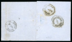 Stamp of Romania » Austrian Levant Post Offices 1858-1863  6 letters sent from Bucharest to France; Italy; Turkey; Austria; Germany, Serbia