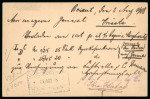Stamp of Austria » Austrian Levant 1888-1910, Levante, Zusammenstellung von zehn Briefen