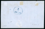 Stamp of Romania » Austrian Levant Post Offices » D.D.S.G. Post Offices ~1868 DDSG 10k lilac perf. 9½ on cover from Sistov to Galati