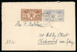Stamp of New Hebrides New Hebrides 1927 group of four covers and a front