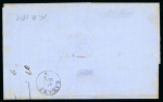 Stamp of Romania » Austrian Levant Post Offices » D.D.S.G. Post Offices 1872: DDSG 10k green on cover from Rustzuk to Galati, taxed on arrival