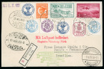 Stamp of Romania » Later Issues Zeppelin 1933 2nd South American Flight, Romania to Brazil