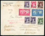Stamp of Romania » Later Issues 1924-1936, lot of 5 airmail covers to Austria, Germany, France
