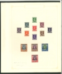 Stamp of Pakistan 1947-1954 India overprinted Pakistan and Pakistan stamps