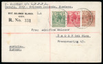 Stamp of British Solomon Islands British Solomon Islands 1931-32 four registered Cizo covers
