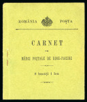 Stamp of Romania » Later Issues 1906 Charity Booklets with surtax: 2 complete booklets each containing two used blocks of 4
