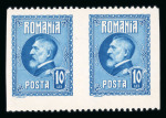 Stamp of Romania » Later Issues 1926 King Ferdinand perforation Errors