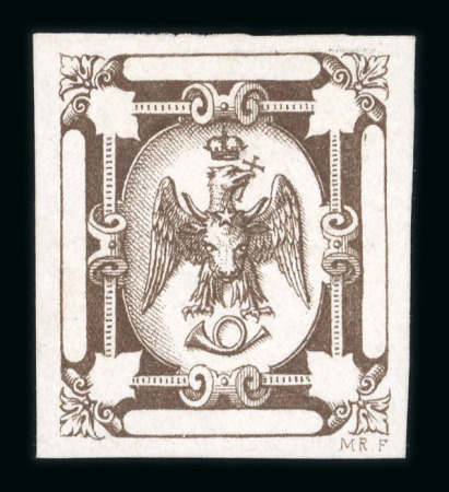 Stamp of Romania » United Principalities 1864-1865 Prince Cuza 1865 Prince Cuza unadopted essays of Martin Reister