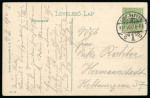 Stamp of Romania » Hotel Post 1912 Hohe Rinne (Păltiniș) Hotel Post, 3h stamp on PPC