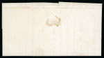 Stamp of Switzerland / Schweiz » Vorphilatelie Schweiz 1844, Drucksache von Fribourg nach Courtepin  mit gelbem Stempel « FRIBOURG 10 SEPT 1844 SUISSE >>