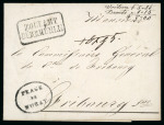 Stamp of Switzerland / Schweiz » Vorphilatelie 1845, Rückzahlung von Basel nach Freiburg