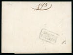 Stamp of Switzerland / Schweiz » Vorphilatelie 1845, Rückzahlung von Basel nach Freiburg