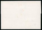 Stamp of Switzerland / Schweiz » Sitzende Helvetia Ungezähnt » 1854-55 Berner Druck (I) 1856, 5 Rp. braun, 1. Berner Druckperiode, im waagerechten Paar auf Brief