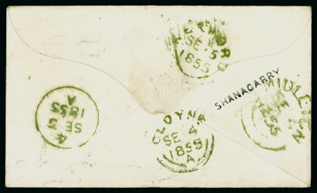 Stamp of Ireland » Postal History (Arranged alphabetically by County) Cork - Linear Receivers: 1849-1857 Attractive group