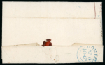Stamp of Ireland » Postal History (Arranged alphabetically by County) Donegal - Mountcharles: 1847 (6.4) Folded entire from