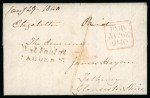 Stamp of Ireland » Postal History (Arranged alphabetically by County) Dublin City - Camden Street: 1840 (29.1) Folded entire used in the first month of the Uniform Penny Post