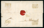 Stamp of Ireland » Postal History (Arranged alphabetically by County) Dublin City - Camden Street: 1840 (29.1) Folded entire used in the first month of the Uniform Penny Post