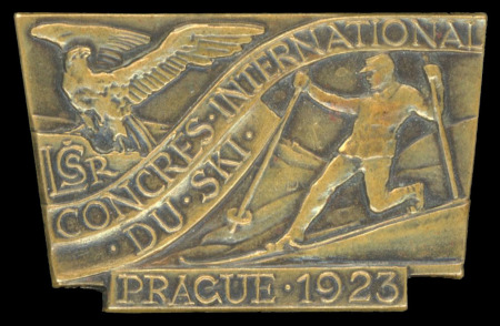 Stamp of Thematics » Sport and Games » Skiing Czechoslovakia 1923 Prague Congres International du Ski medal