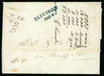 Stamp of Romania » Postal History 1859/1861 Prephilatelic Wallachian covers (3),  cyrillic handstamp of TARGOVISTE and the two types of BRAILA markings