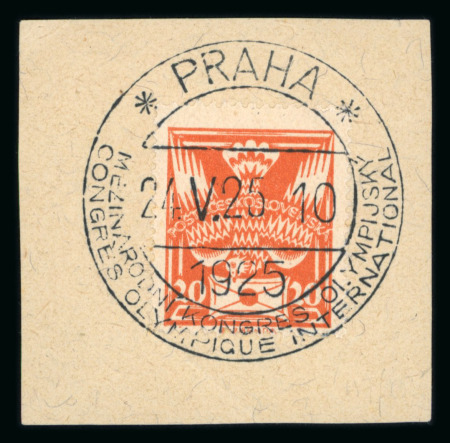 Stamp of Olympics » 1925 Prague Congress Czechoslovakia 1925 Prague Congress froup stamps, cover, stationery