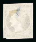 Stamp of Greece » Large Hermes Heads » 1861 Barre proofs Two 20 lepta plate-proofs on thin paper (Constantinidès n° 5 ES. I.1 & 5 ES. I.2).