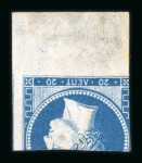 Stamp of Greece » Large Hermes Heads » 1861 Barre proofs Two 20 lepta plate-proofs (Constantinides n° 5 ES. II.3 & II.4).