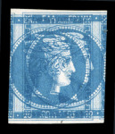 Stamp of Greece » Large Hermes Heads » 1861 Barre proofs 20 lepta plate-proof (Constantinidès n° 5 ES. II.10).