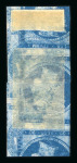 Stamp of Greece » Large Hermes Heads » 1861 Barre proofs Vertical pair of the 20 lepta plate-proof printed recto-verso (Constantinidès n° 5 ES. II.7).