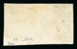 Stamp of Greece » Large Hermes Heads » 1861 Paris print Pair of the 20 lepta Paris printing (1861) - Franked "4" of Megara (Type I).