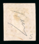 Stamp of Greece » Large Hermes Heads » 1861 Paris print Complete franked set of the Paris printing (1861) including the two shades of the 2 lepta.