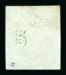 Stamp of Greece » Large Hermes Heads » 1861-62 First Athens Print - Fine prints 5 lepta First Athens printings (1861/1862) - Mint - Control Number "5" displaced.