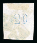 Stamp of Greece » Large Hermes Heads » 1862-67 2nd Athens print 20 lepta Consecutive Athens printings (1862-1867) - Franked with several local postmarks "DT". Good margins.