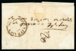 Stamp of Greece » Early Prephilatelic Period Pre-philatelic letter sent from Athens (June 26th, 1838) to Nafplion.